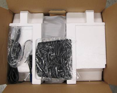 Monitor in box